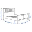 IKEA - HEMNES Bed Frame, White Stain Double