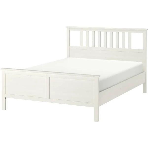 IKEA - HEMNES Bed Frame, White Stain Double