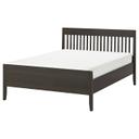 IKEA - IDANÄS Bed Frame, Dark Brown Stained Queen
