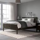 IKEA - IDANÄS Bed Frame, Dark Brown Stained Queen