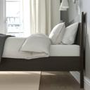 IKEA - IDANÄS Bed Frame, Dark Brown Stained Queen