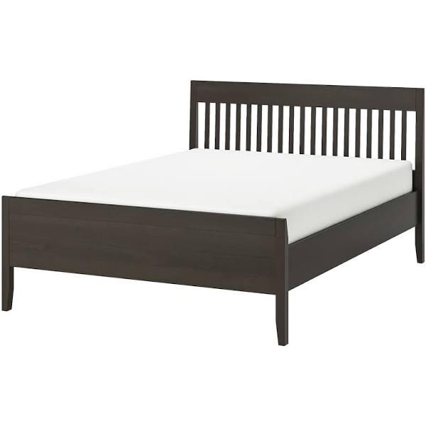 IKEA - IDANÄS Bed Frame, Dark Brown Stained Queen