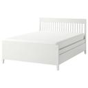 IKEA - IDANÄS Bed Frame With Storage, white/Lönset Full/Double