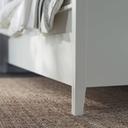 IKEA - IDANÄS Bed Frame With Storage, white/Lönset Full/Double