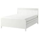 IKEA - IDANÄS Bed Frame With Storage, white/Luröy Full/Double