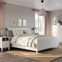 IKEA - IDANÄS Bed Frame With Storage, white/Luröy Full/Double