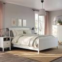 IKEA - IDANÄS Bed Frame With Storage, white/Luröy Queen