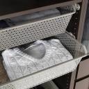 IKEA - KOMPLEMENT Metal Basket, Patterned/dark Grey 75x58 cm