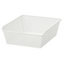 IKEA - KOMPLEMENT Metal Basket, Patterned/white 50x58 cm