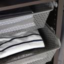 IKEA - KOMPLEMENT Metal Basket with Pull-out Rail, Dark Grey 50x58 cm