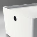 IKEA - KUGGIS Box With Lid, White 37x54x21 cm