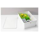 IKEA - KUGGIS Box With Lid, White 37x54x21 cm