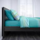 IKEA - Malm Bed Frame, High, black-Brown Single