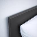 IKEA - Malm Bed Frame, High, W 2 Storage Boxes, Black-Brown Queen