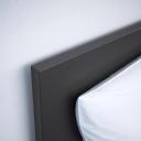 IKEA - Malm Bed Frame, High, W 4 Storage Boxes, Black-Brown Double