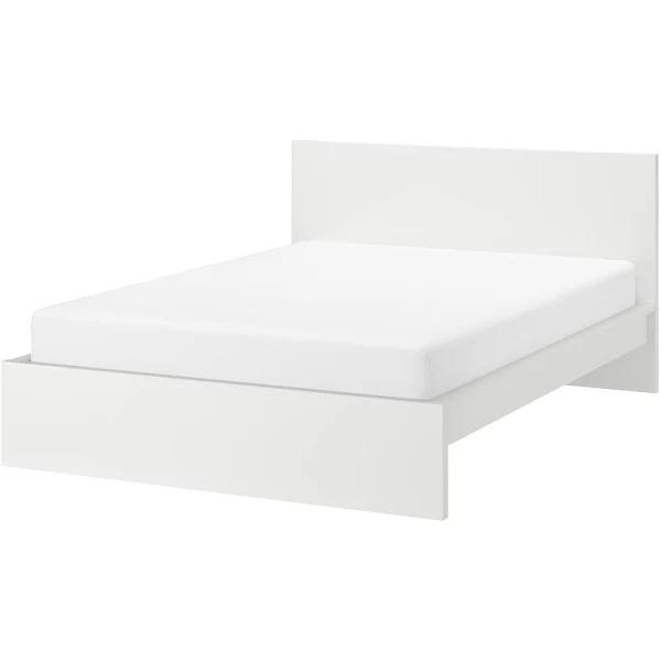 IKEA - Malm Bed Frame, High, White Queen