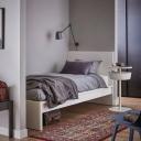 IKEA - Malm Bed Frame, High, White Single