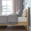 IKEA - Malm Bed Frame, High, White Stained Oak Veneer Double