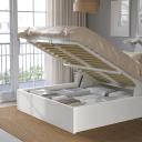 IKEA - Malm Ottoman Bed, White Queen
