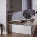 IKEA - Malm Ottoman Bed, White Queen