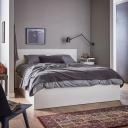 IKEA - Malm Ottoman Bed, White Queen
