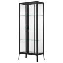 IKEA - MILSBO Glass-door Cabinet, Anthracite 73x175 cm
