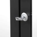 IKEA - MILSBO Glass-door Cabinet, Anthracite 73x175 cm