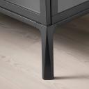IKEA - MILSBO Glass-door Cabinet, Anthracite 73x175 cm