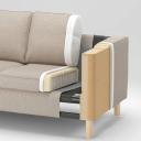 IKEA - PÄRUP 2-seat Sofa, Gunnared Beige Width: 165 cm