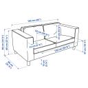 IKEA - PÄRUP 2-seat Sofa, Gunnared Beige Width: 165 cm