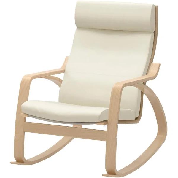 IKEA - POÄNG Rocking-chair, birch/Glose Eggshell Width: 68 cm