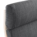 IKEA - POÄNG Rocking-chair, Birch veneer/Hillared Anthracite Width: 68 cm