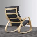 IKEA - POÄNG Rocking-chair, Birch veneer/Hillared Anthracite Width: 68 cm