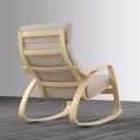 IKEA - POÄNG Rocking-chair, Birch veneer/Hillared Beige Width: 68 cm