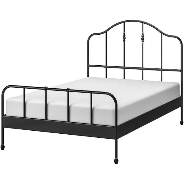 IKEA - SAGSTUA Bed Frame, Black Double