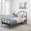 IKEA - SAGSTUA Bed Frame, black/Lönset Single