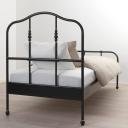 IKEA - SAGSTUA Bed Frame, black/Luröy Single