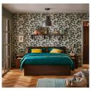 IKEA - SONGESAND Bed Frame With 4 Storage Boxes, Brown Queen
