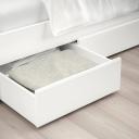 IKEA - SONGESAND Bed Frame with 4 Storage Boxes, White Queen