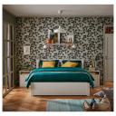 IKEA - SONGESAND Bed Frame with 4 Storage Boxes, White Queen