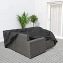 IKEA - TOSTERÖ Cover For Outdoor Furniture, sofa/black 260x165 cm