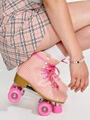 Impala Rollerskates - Pink Tartan