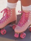 Impala Rollerskates - Pink Tartan