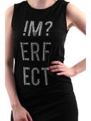 Imperfect Black Cotton Dress - XL