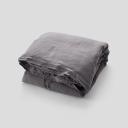 in Bed 100% Linen Duvet Cover in Charcoal, King