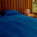 in Bed 100% Linen Duvet Cover in Cobalt, Queen
