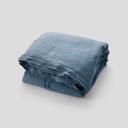 in Bed 100% Linen Duvet Cover in Lake, Super King