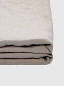 in Bed 100% Linen Fitted Sheet in Dove Grey Extra Deep Queen | RIISE
