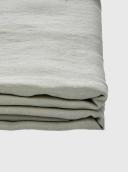 in Bed 100% Linen Fitted Sheet in Stone Double | RIISE