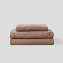 in Bed 100% Linen Sheet Set in Chestnut, Single